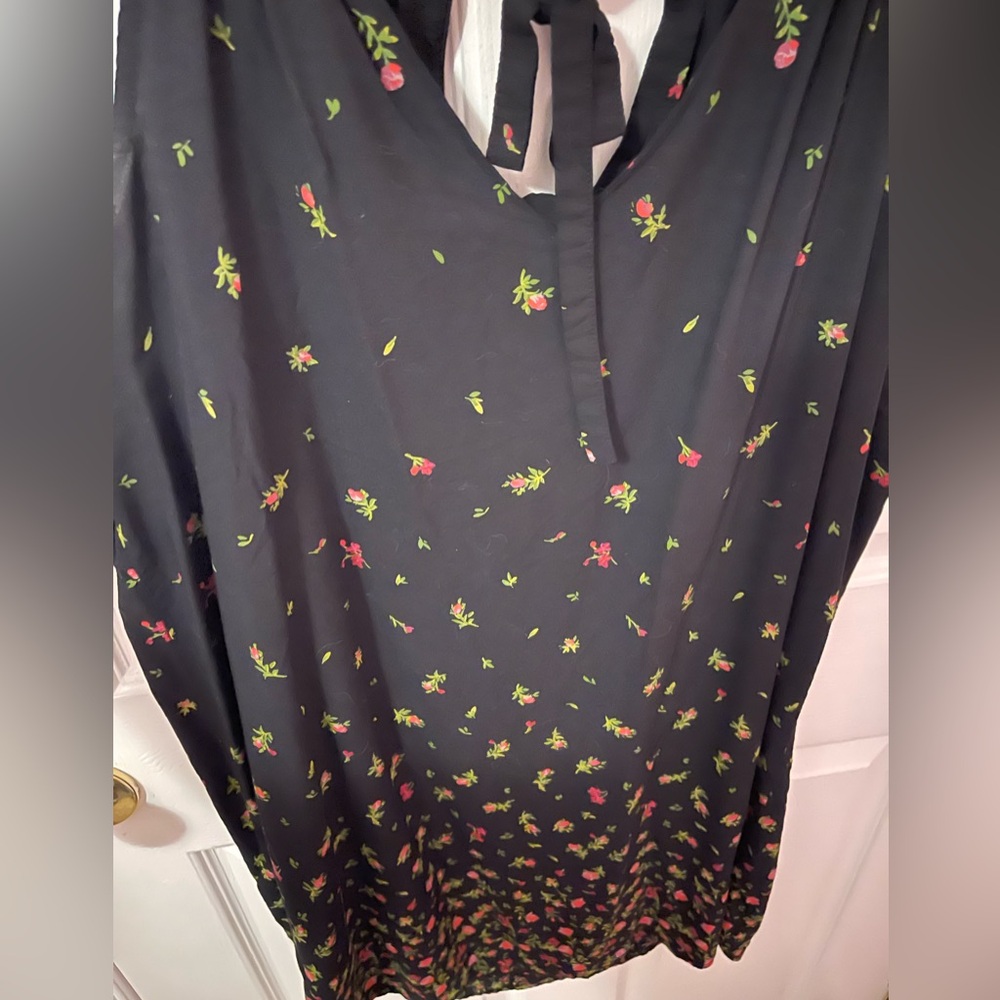 Old Navy Black Floral Tank Dress- Copy - Picture 4 of 11
